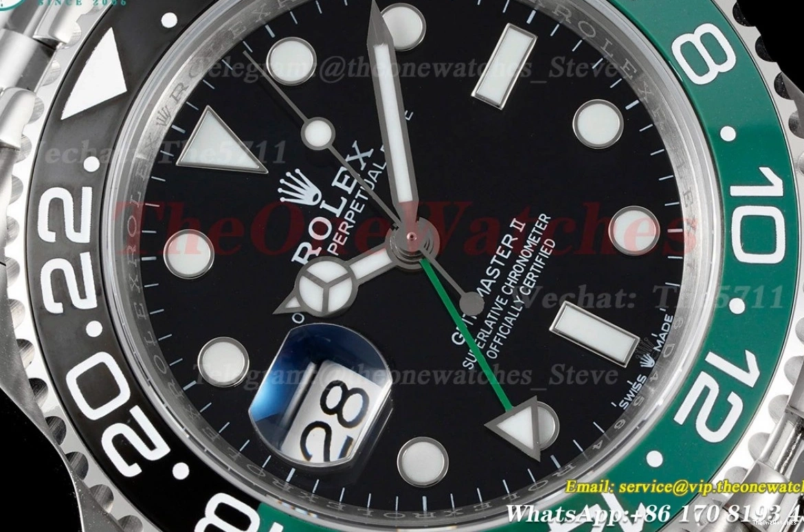 SS Master SS Jub Dial GMF 40mm Sprite VR3186 126720 Black II GMT 0423
